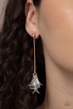 Paparazzi Accessories - Keep Them In Suspense - Copper Earring