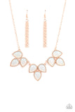 Paparazzi Accessories - Prairie Fairytale - Rose Gold Necklace