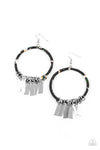 Paparazzi Accessories - Garden Chimes - Black Earring