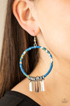 Paparazzi Accessories - Garden Chimes - Blue Earrings