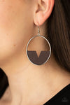 Paparazzi Accessories - Island Breeze - Brown Earring