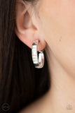 Paparazzi Accessories - Ready, Steady, GLOW - White Clip-On Earring