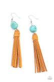 Paparazzi Accessories - All-Natural Allure - Blue Earring