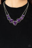 Paparazzi Necklace ~ Absolute Admiration - Purple Necklace