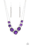 Paparazzi Necklace ~ Absolute Admiration - Purple Necklace