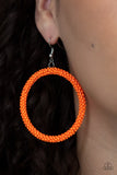 Paparazzi Accessories - Beauty and the BEACH - Orange Earring