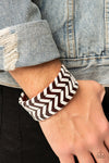 Paparazzi Accessories - Biker Badlands - Brown Bracelet