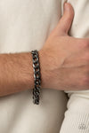 Paparazzi Accessories - Knock, Knock, KNOCKOUT - Black Bracelet