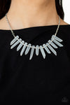 Paparazzi Accessories - Ice Age Intensity - White Necklace