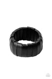 Paparazzi Accessories - Raise The BARBADOS - Black Bracelet