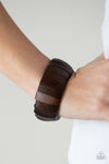 Paparazzi Accessories - Raise The BARBADOS - Brown Bracelet