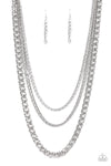 Paparazzi Accessories - Chain of Champions - Silver Necklace