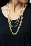 Paparazzi Accessories - Chain of Champions - Gold Necklace