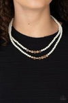 Paparazzi Accessories  - Poshly Petite - Gold Necklace