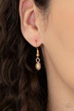 Paparazzi Accessories  - Poshly Petite - Gold Necklace