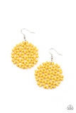 Paparazzi Accessories - Summer Escapade - Yellow Earring