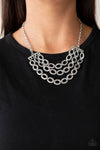 Paparazzi Accessories - Repeat After Me - Silver Necklace