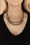 Paparazzi Accessories - Urban Culture - Brass Necklace