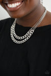 Paparazzi Accessories - Urban Culture - Silver Necklace