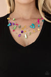 Paparazzi Accessories - Prismatic Pebbles - Multi Necklace