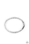 Paparazzi Accessories - Perfect Present - Silver Inspirational Bracelet