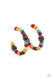 Paparazzi Accessories - Definitely Down-To-Earth - Multi Hoop Earring