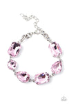 Paparazzi Accessories- Cosmic Treasure Chest - Pink - Adjustable Bracelet