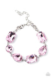 Paparazzi Accessories- Cosmic Treasure Chest - Pink - Adjustable Bracelet