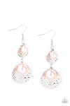 Paparazzi Accessories  - Dive - Pink Earrings