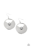 Paparazzi Accessories - Record-Breaking Brilliance - Silver Earring