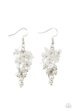 Paparazzi Accessories - Bountiful Bouquets - White Earring