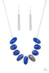 Paparazzi Accessories - Elliptical Episode - Blue Necklace