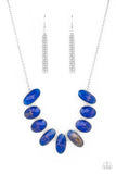 Paparazzi Accessories - Elliptical Episode - Blue Necklace