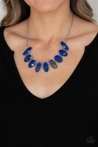 Paparazzi Accessories - Elliptical Episode - Blue Necklace
