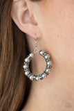 Paparazzi Accessories - Cosmic Halo - Silver Earring