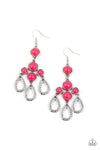 Paparazzi Accessories - Mediterranean Magic - Pink Earring