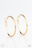 Paparazzi Accessories - City Classic - Gold Clip On Earring