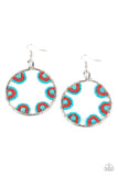 Paparazzi Accessories - Off The Rim - Blue Earring