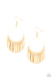 Paparazzi Accessories - Radiant Chimes - Gold Earrring