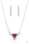 Paparazzi Accessories - You the TALISMAN! - Red Necklace