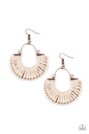 Paparazzi Accessories - Threadbare Beauty - Copper Earring