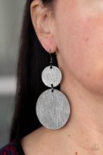 Status CYMBAL - Black Earring  - Paparazzi Accessories