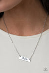 Paparazzi Accessories  - Blessed Mama - Silver Bracelet Necklace