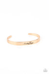 Paparazzi Accessories - Sweetly Named - Gold Bracelet