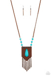 Paparazzi Accessories - Enchantingly Tribal - Copper Necklace