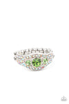 Paparazzi Accessories - Celestial Crowns - Green Ring