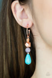 Paparazzi Accessories - Boulevard Stroll - Copper Earring