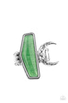 Paparazzi Accessories - Cosmic Karma - Green Ring