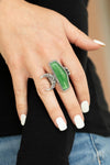 Paparazzi Accessories - Cosmic Karma - Green Ring