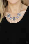 Paparazzi Accessories  - Galaxy Gallery - Silver Necklace